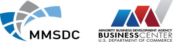 MMSDC (Michigan Minority Supplier Development Council) and Minority Business Development Agency Business Center logos
